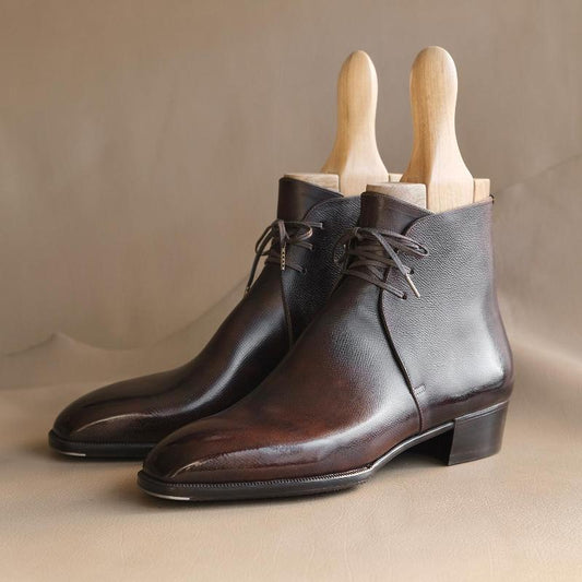 Handmade Coffee Chukka Boots