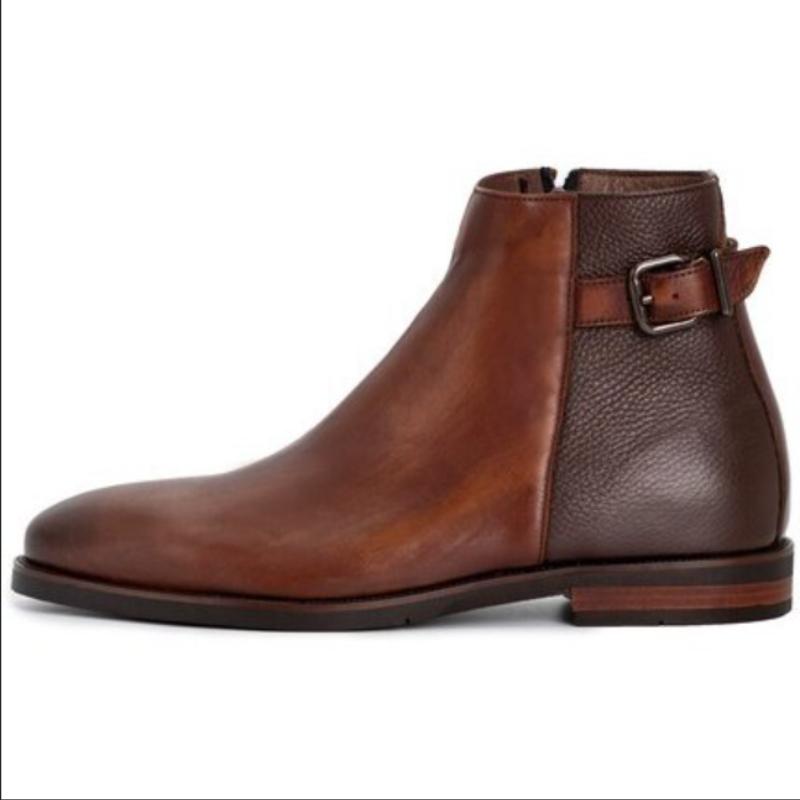 Men's Chelsea Boots-claret