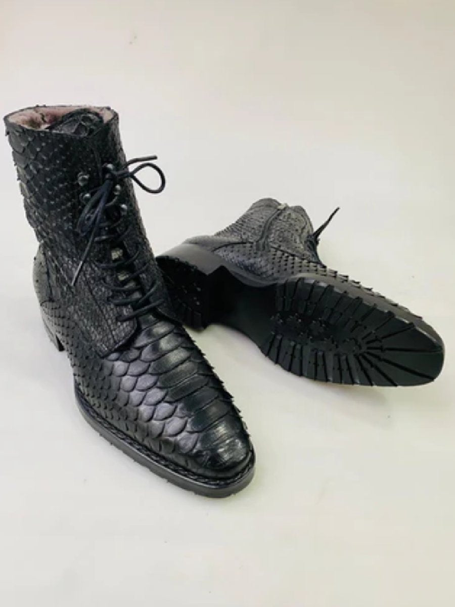 Handcrafted Padded Ankle Boots