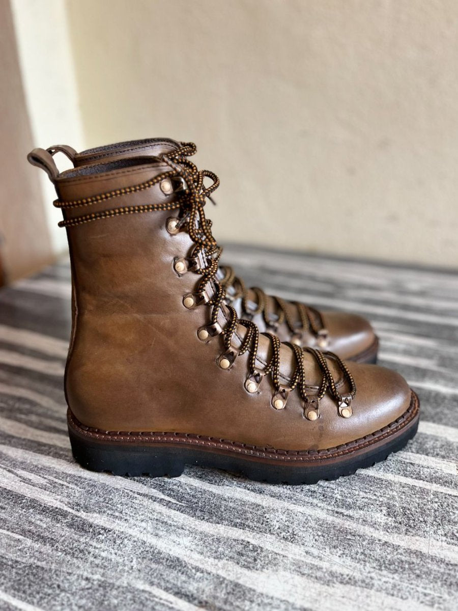 Handmade Genuine Leather Hiking Boots