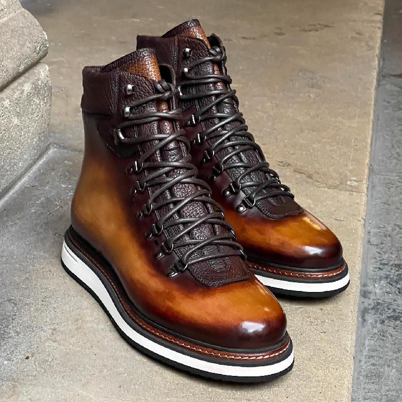 Men's Fashion Lace Up High Top Boots