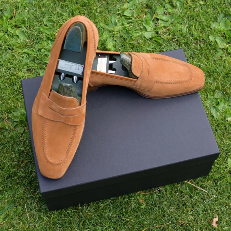 Handcrafted Classic Suede Loafers