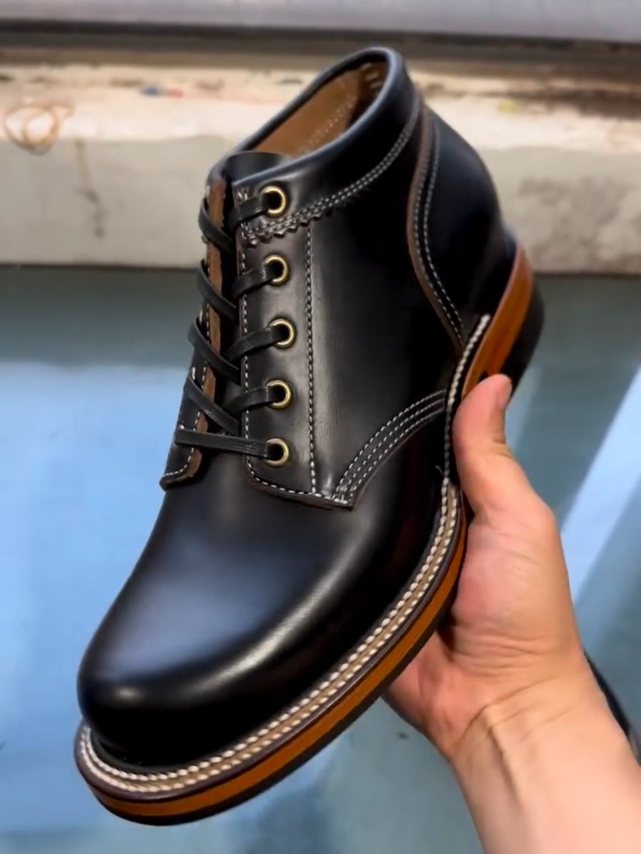 Handmade Men's Work Ankle Boots