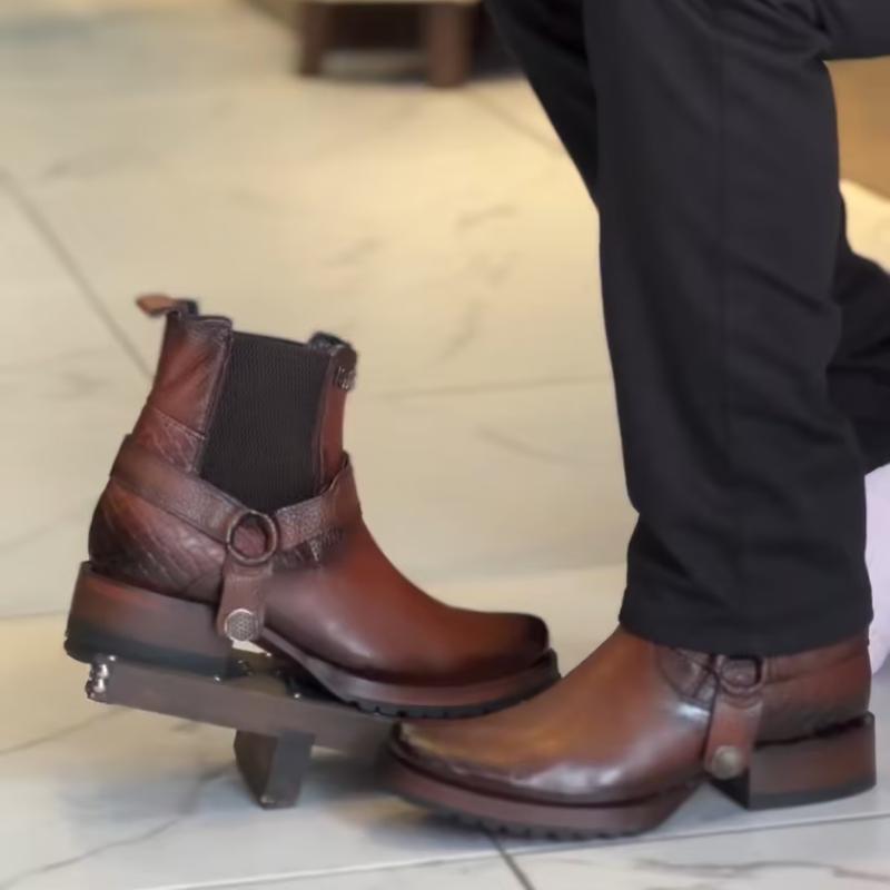 Men's Leather Suit Boots