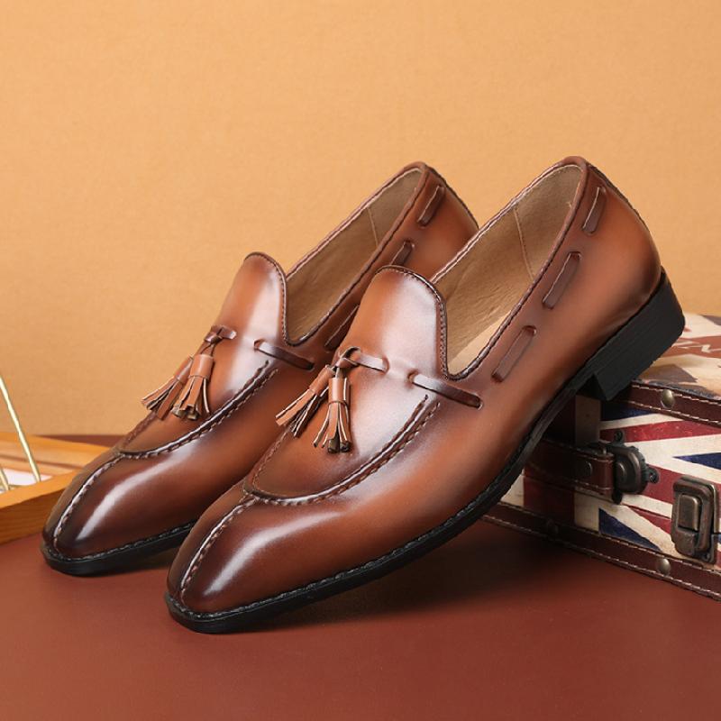 Handmade Men's Tassel Loafers