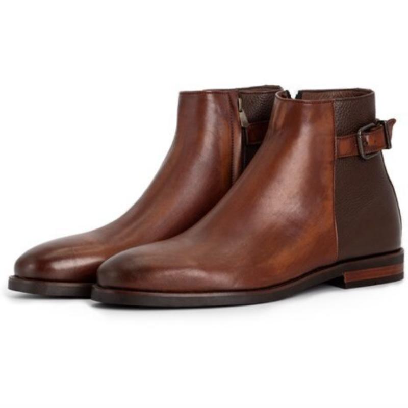 Men's Chelsea Boots-claret