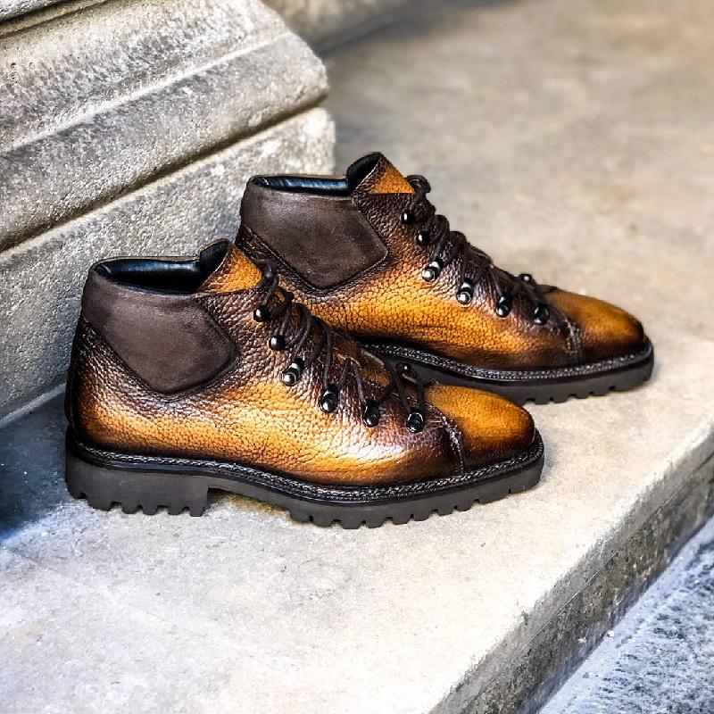 Handmade Lace Up Men's Boots