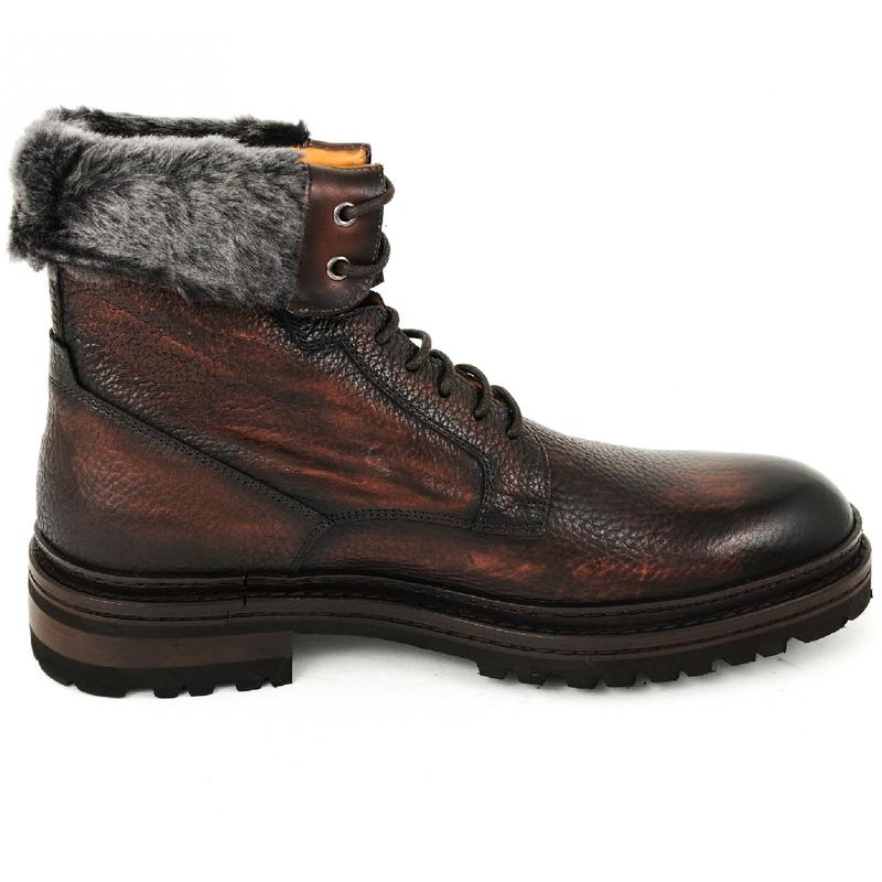 Handmade Men's Winter Lace Up Leather Boots