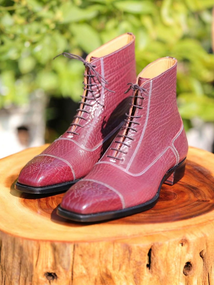 Leather Handmade High Top Martin Boots