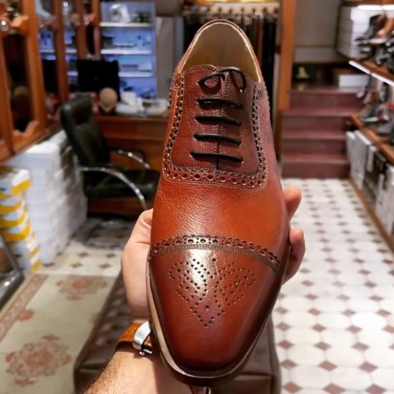 Classic Italian Style Handmade Men's Leather Shoes