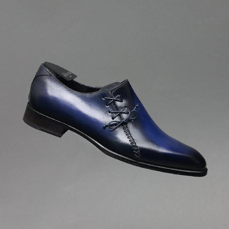 Handmade Side Lace-Up Oxfords