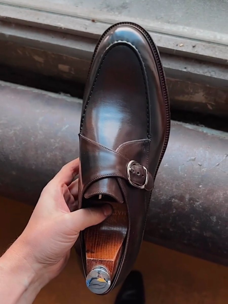 Men's Classic Handmade Single Monks