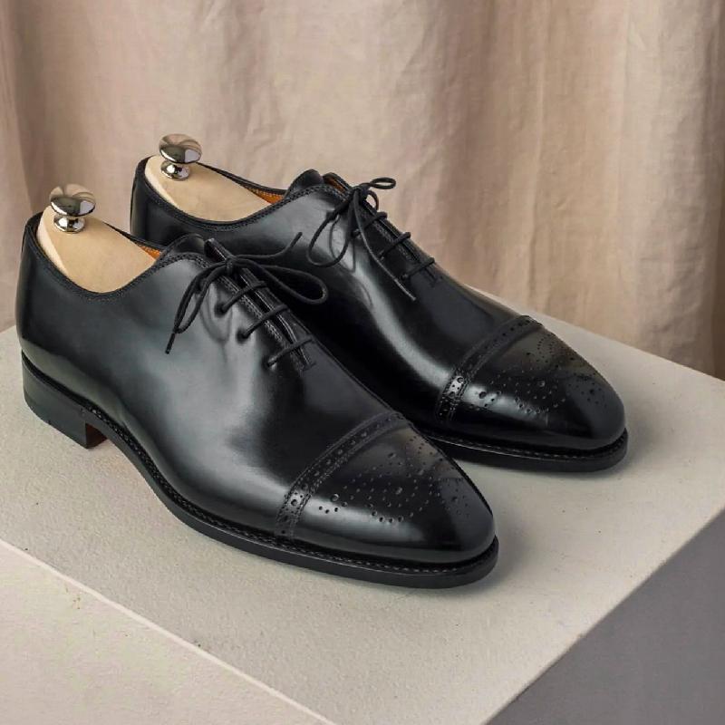 Luxurious Handmade Lace-up Oxfords