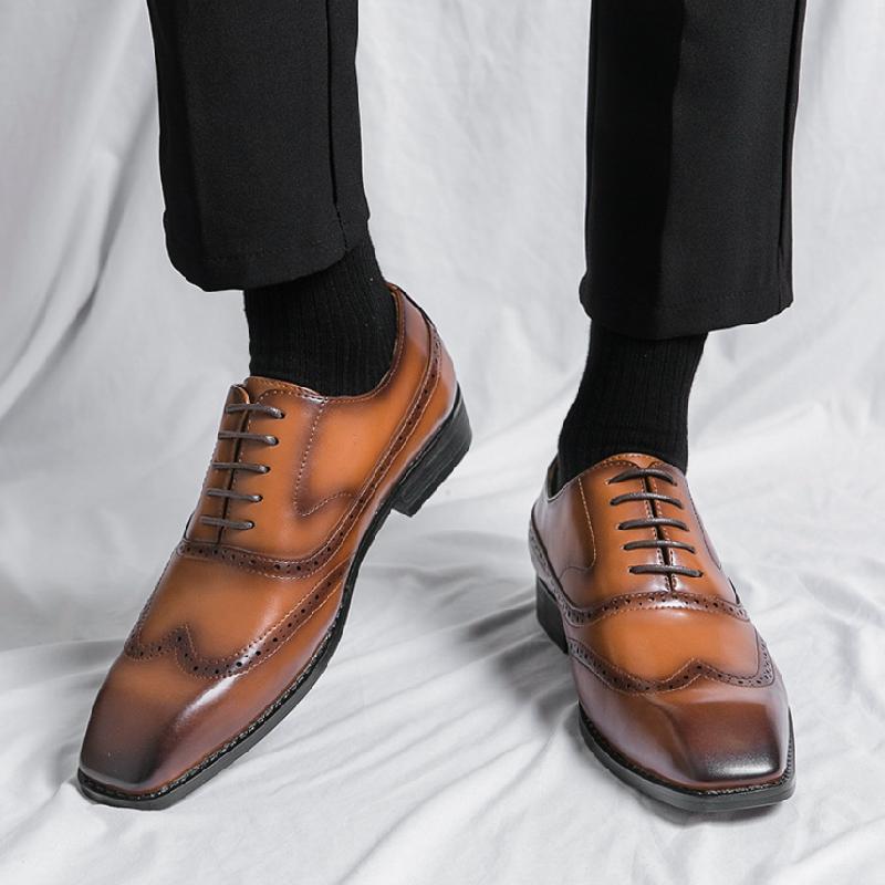 Leather Business Formal Oxfords