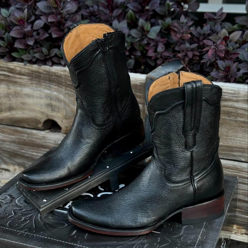 Men's Leather Cowboy Boots