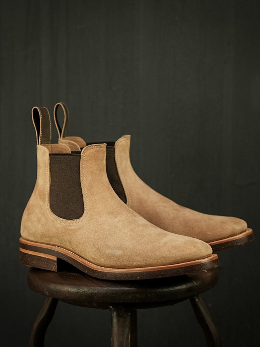 Handmade Men's Classic Leather Chelsea Boots