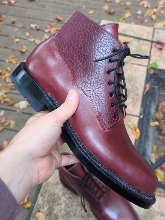 Handmade Men's Leather Work Boots