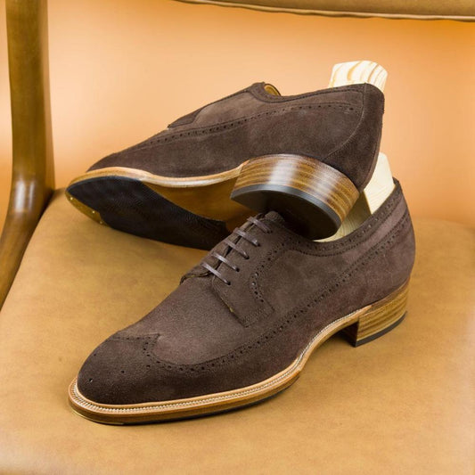 Italian Handmade Luxury Men's Suede Shoes