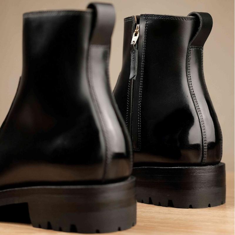 Men's Side Zipper Ankle Boots