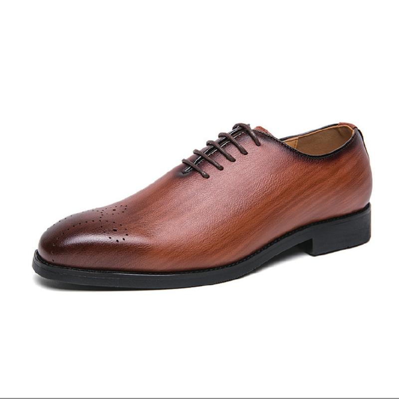 Handmade Men's Leather Oxford Shoes