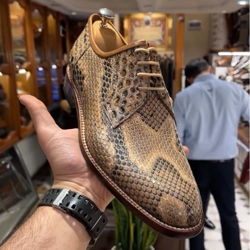 Handmade Python Leather Shoes