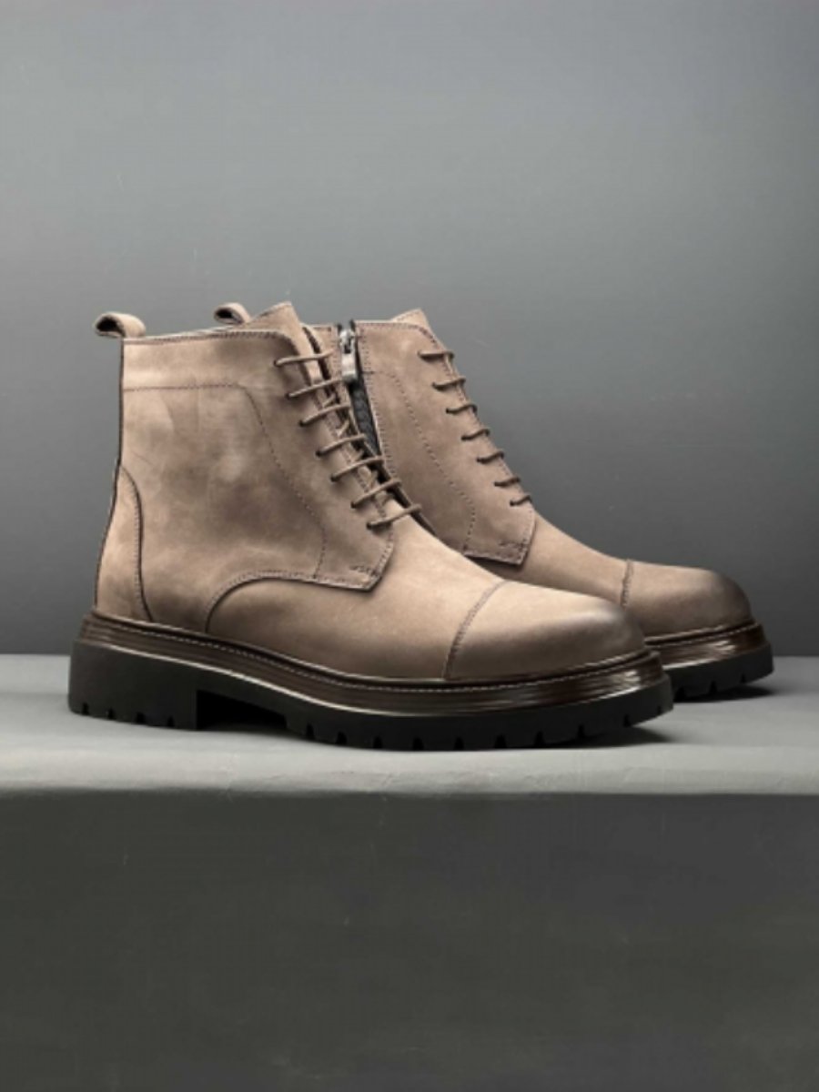 Lace-up Martin Boots For Fall And Winter