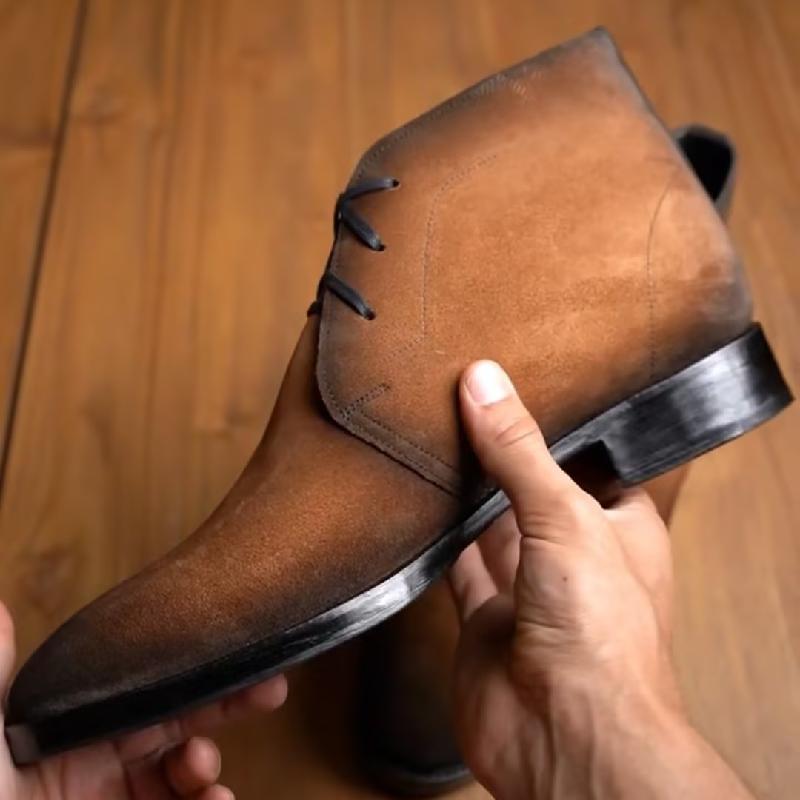 Men's Handcrafted Luxury Suede Chukka Boots