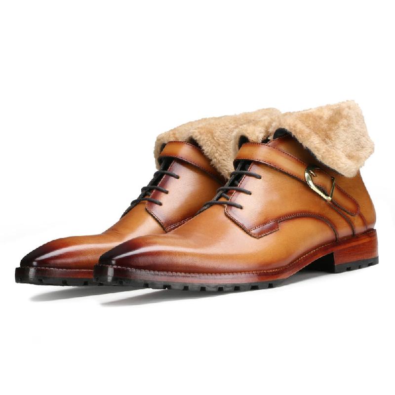 Handmade Cold Resistant Leather Boots