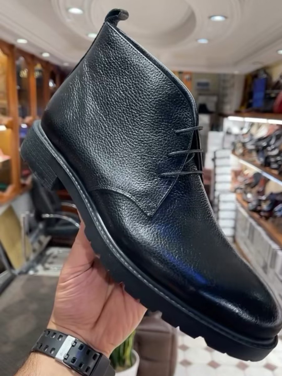 Handmade Luxury Chukka Boots - All Black