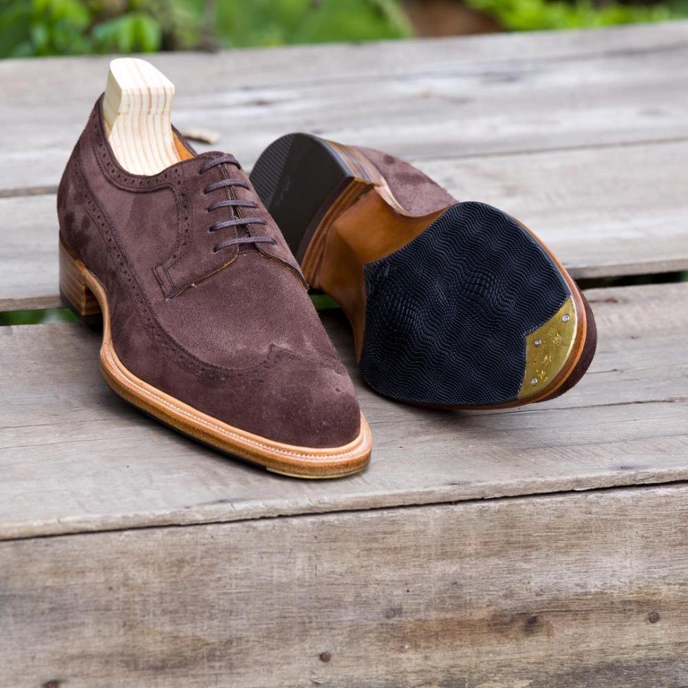 Italian Handmade Luxury Men's Suede Shoes