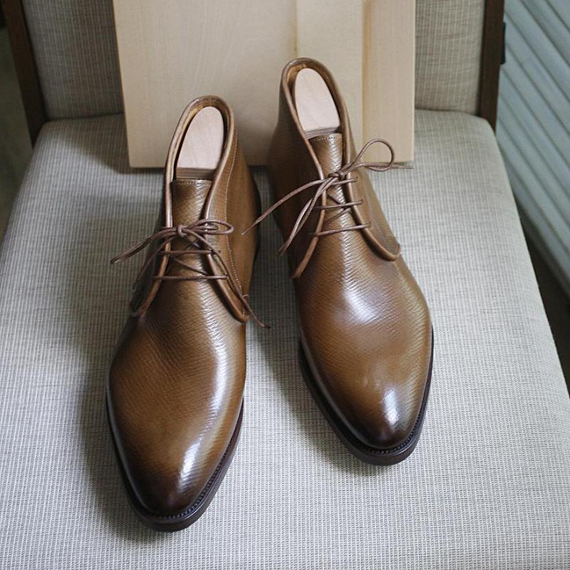 Classic Vintage Khaki Desert Boots