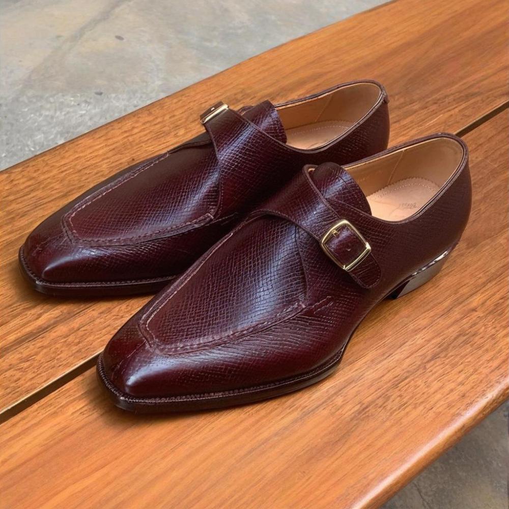 Italian Handmade Luxury Formal Single Monk