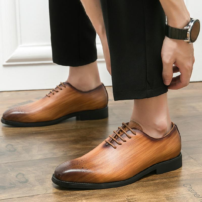 Handmade Men's Leather Oxford Shoes