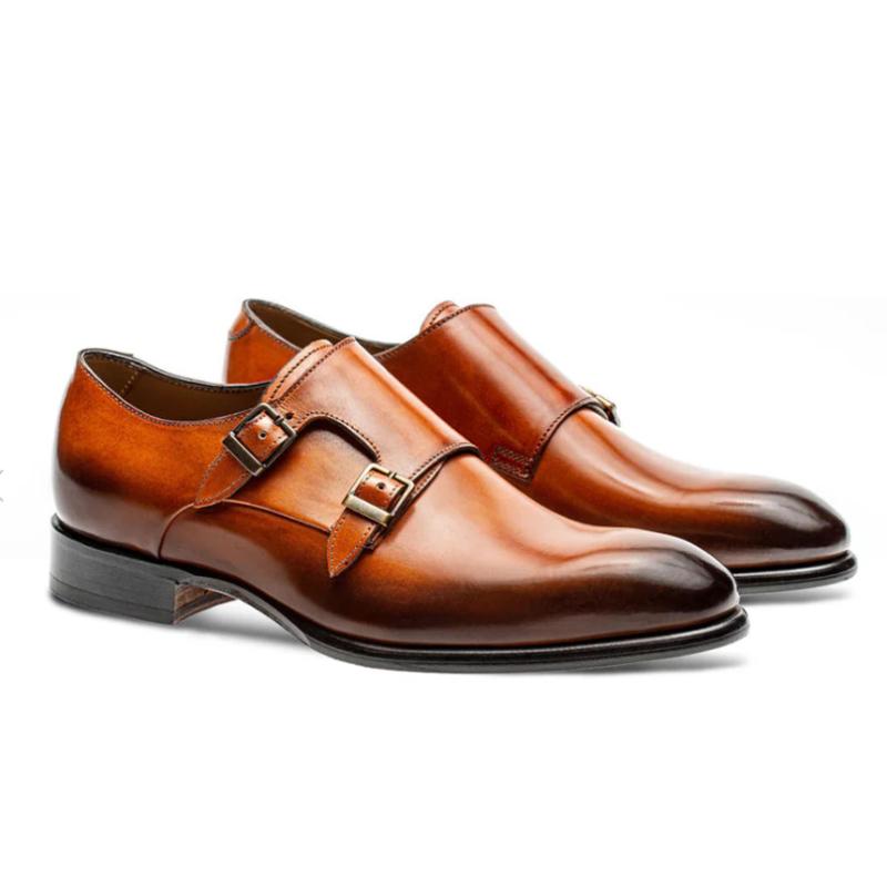 Italian Handmade Classic Monk Shoes