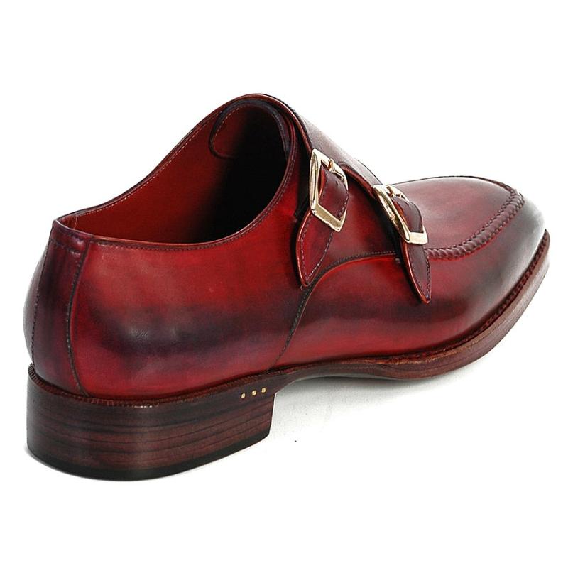 Italian Handmade Red Formal Business Monk