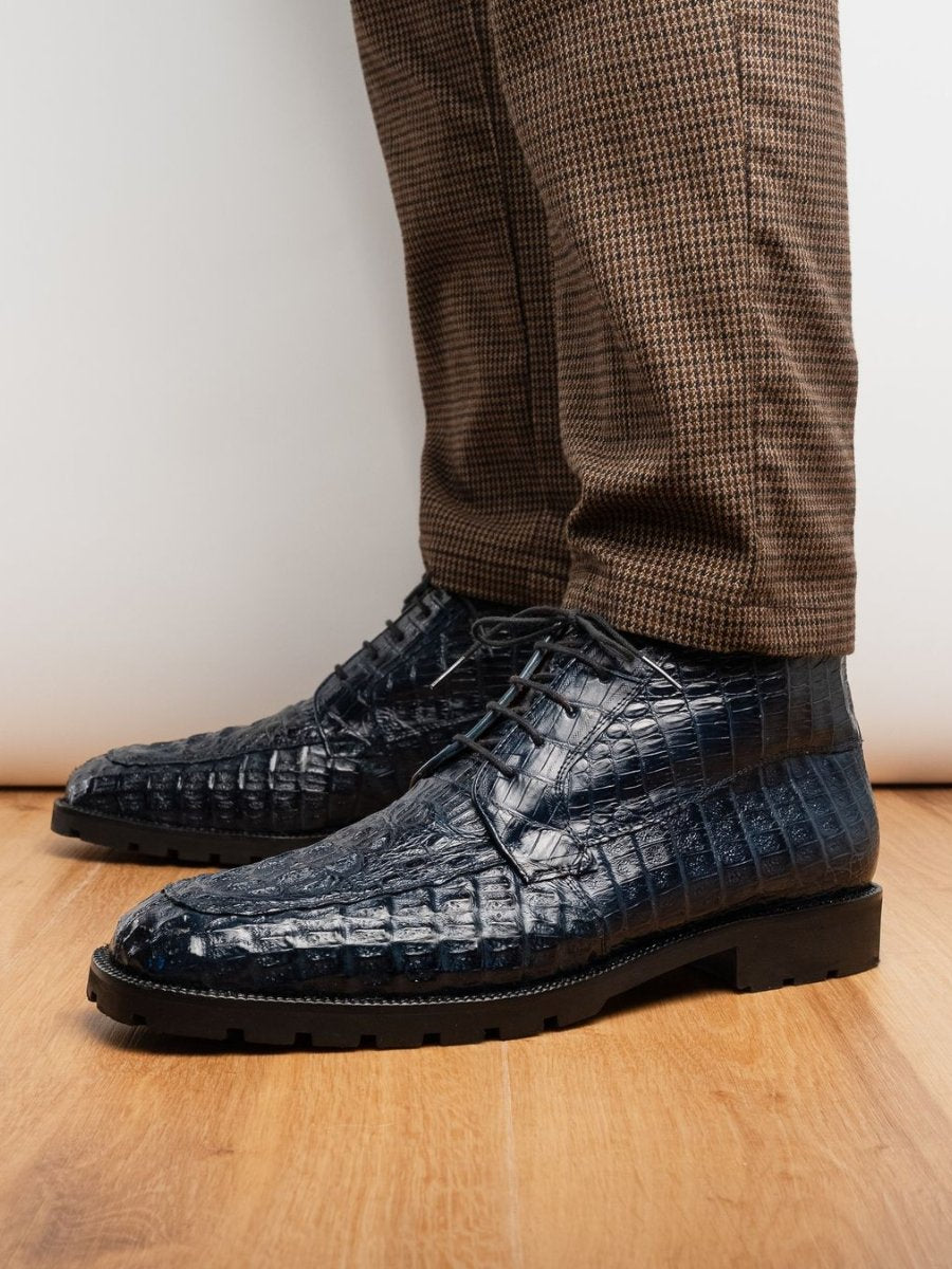 Handmade Luxury Crocodile Chukka Boots