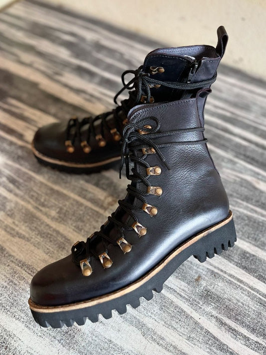 Handmade Genuine Leather Hiking Boots