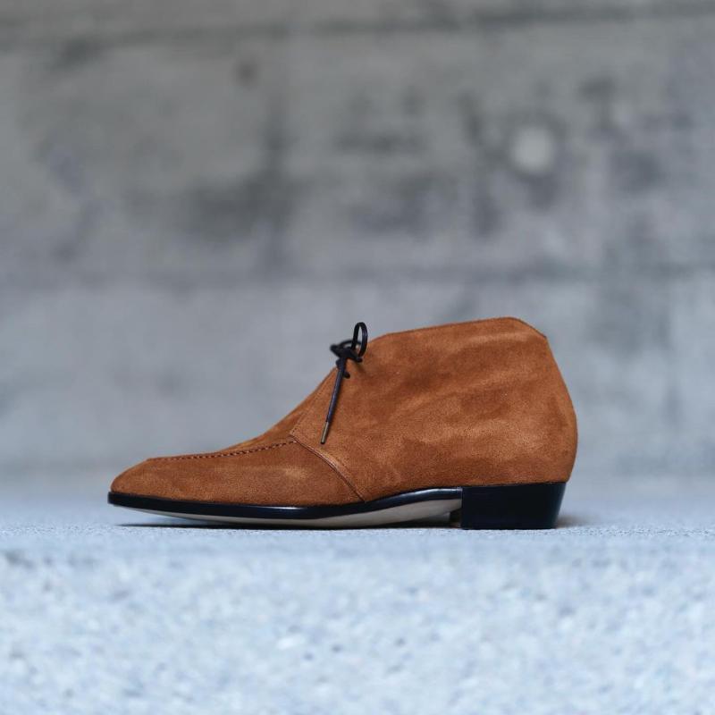 Handmade Luxury Suede Men's Chukka Boots