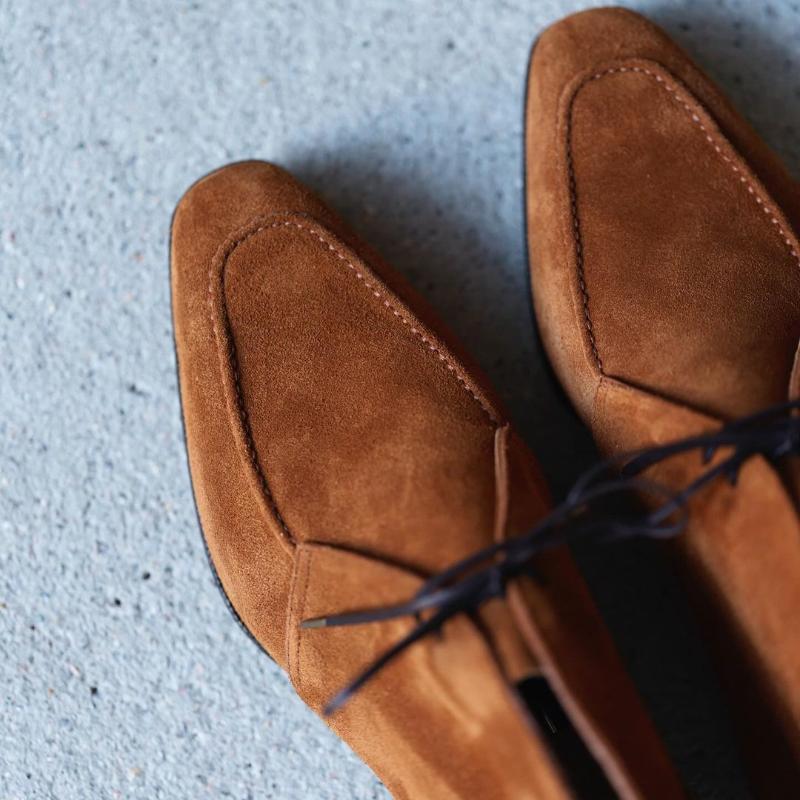 Handmade Luxury Suede Men's Chukka Boots