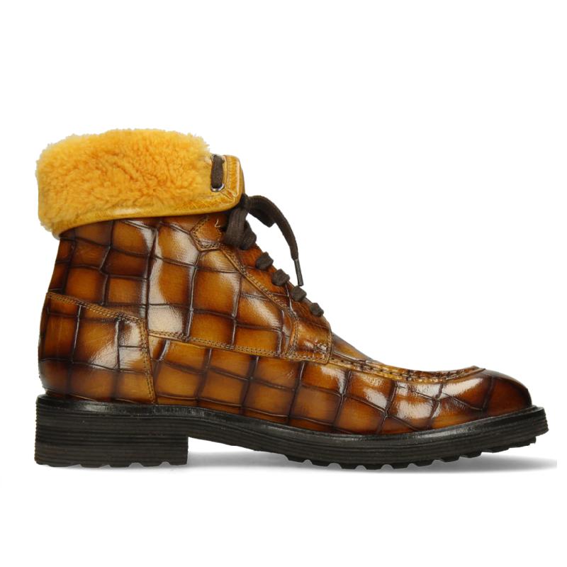 Men's Wool Lined Winter Leather Boots