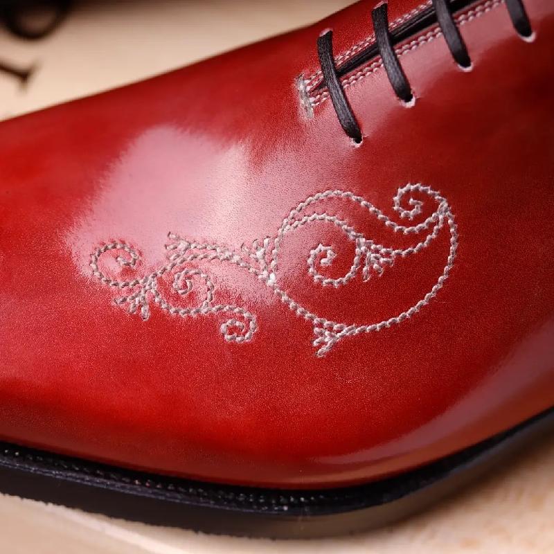 Handmade Embroidered Oxfords