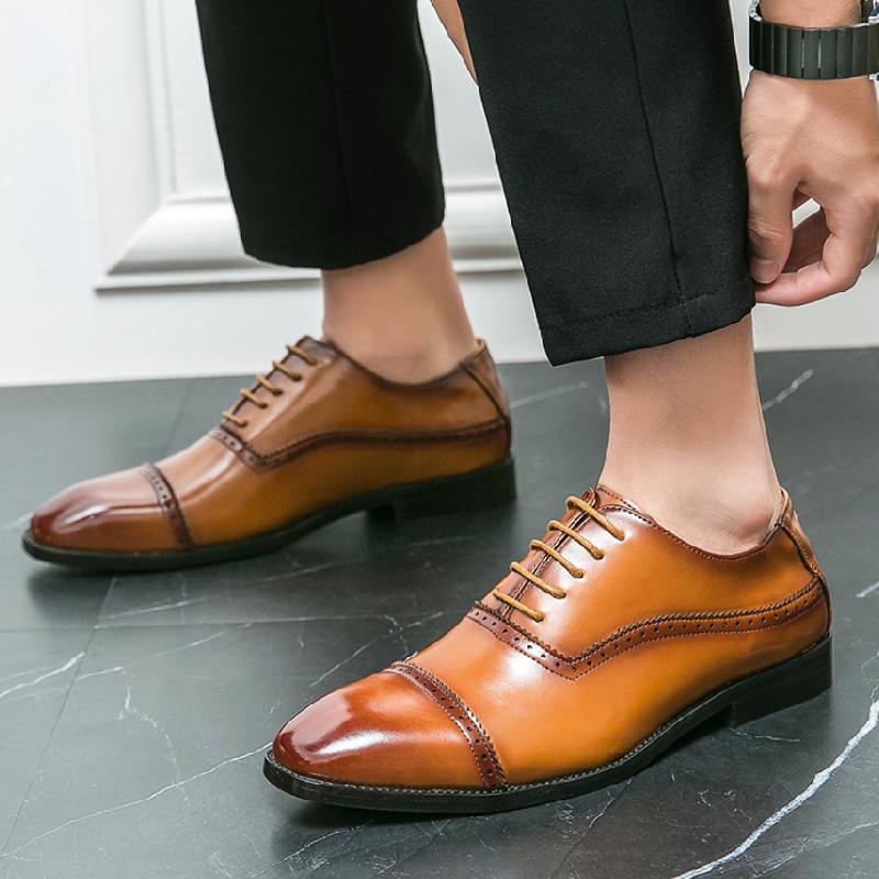 Handmade Classic Sculpted Oxfords